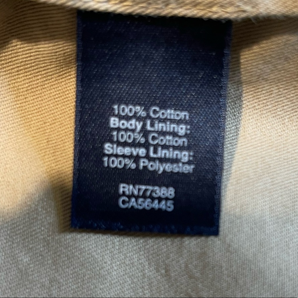 J.Crew Large Tall khaki 2 button 100% cotton fully lined mens blazer - Picture 9 of 10